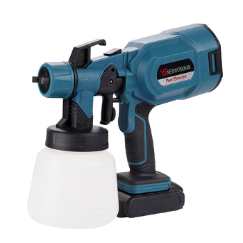 Φορητό ηλεκτρικό πιστόλι ψεκασμού με επαναφορτιζόμενη μπαταρία λιθίου – αποσπώμενο υψηλής πίεσης πιστόλι για βαφή λατέξ, κατάλληλο για εσωτερικούς χώρους, οροφή, εξωτερικούς τοίχους, οχήματα και ξύλο • Τάση 21–220V