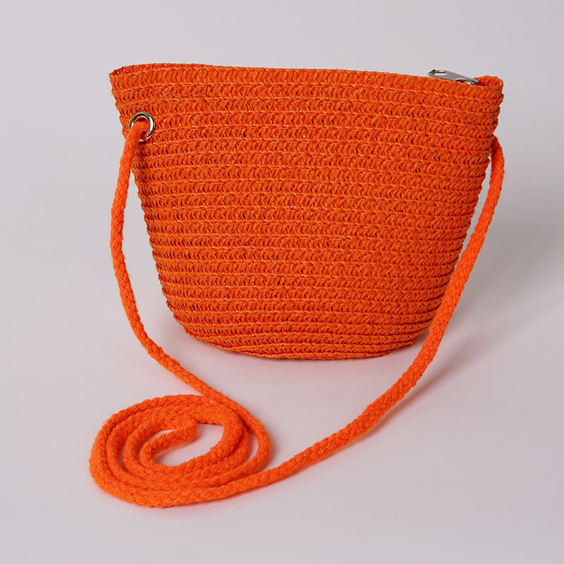 Dječja slamnata torba i šešir – komplet sa crossbody torbom i slatkom novčanikom, ljetni dodatak za djevojčice