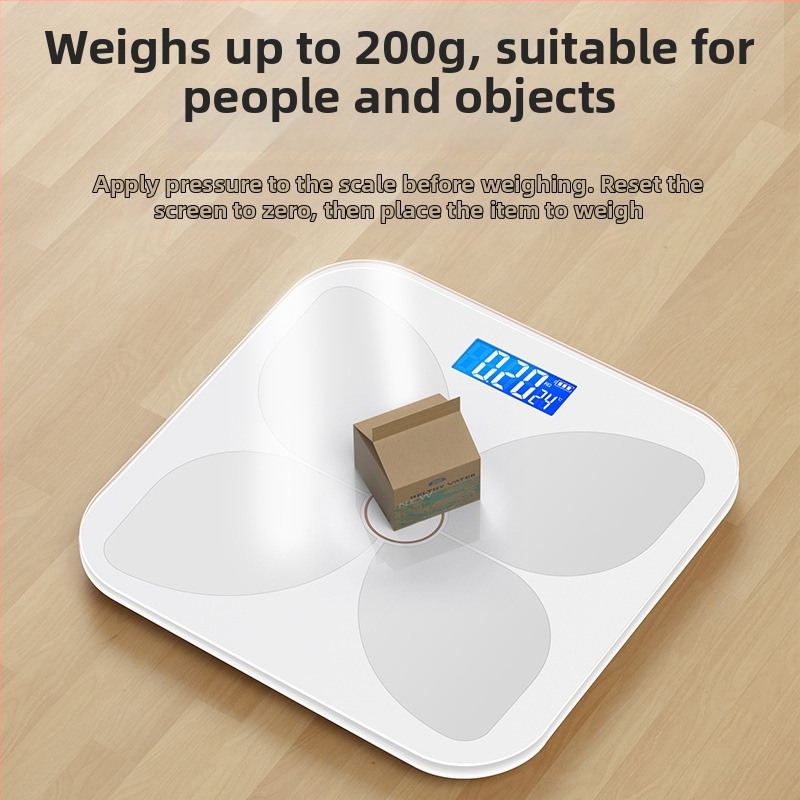 TCL 6039-SY Váha na telesný tuk, kapacita 180 kg, 3-palcový LED displej, USB napájanie, analýza telesného tuku a vody, temperované sklo