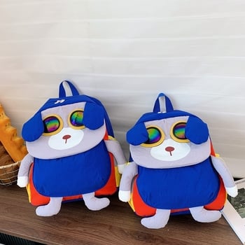 Dječji ruksak, unisex, od najlona, lagan i prozračan, s proširivim kapacitetom i zaštitom leđa