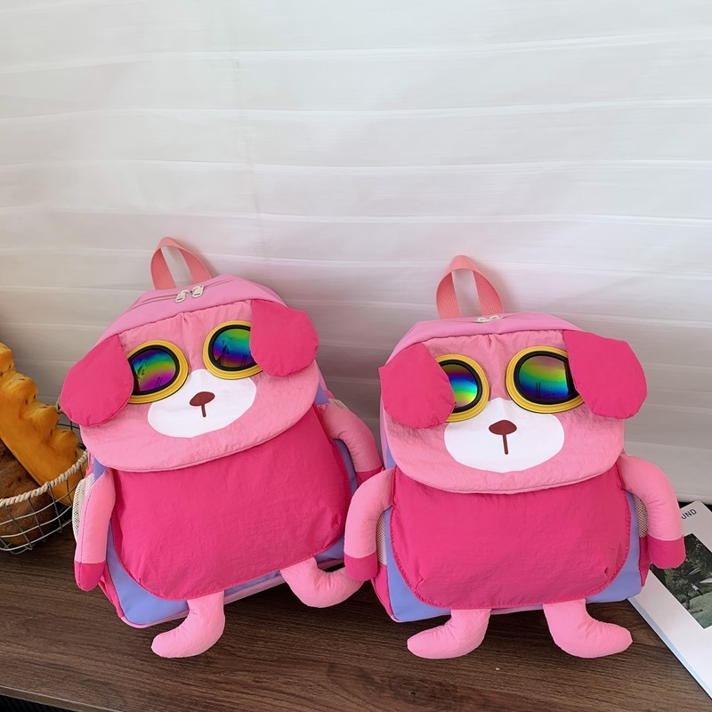 Dječji ruksak, unisex, od najlona, lagan i prozračan, s proširivim kapacitetom i zaštitom leđa