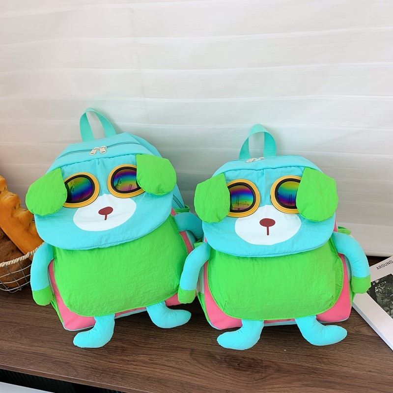 Dječji ruksak, unisex, od najlona, lagan i prozračan, s proširivim kapacitetom i zaštitom leđa