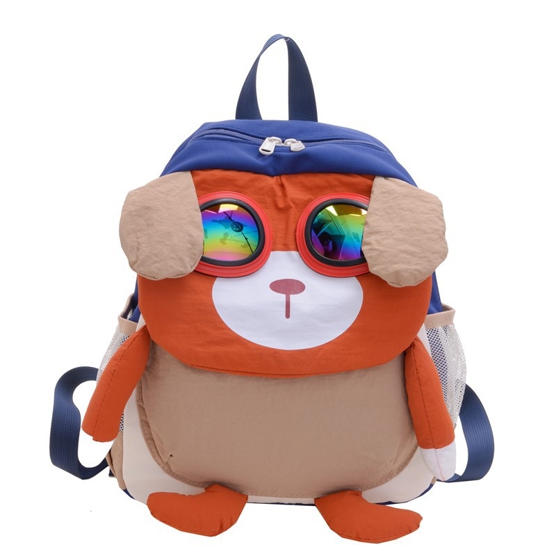 Dječji ruksak, unisex, od najlona, lagan i prozračan, s proširivim kapacitetom i zaštitom leđa