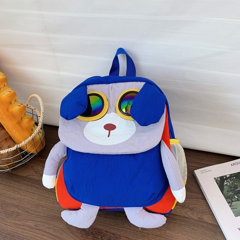 Dječji ruksak, unisex, od najlona, lagan i prozračan, s proširivim kapacitetom i zaštitom leđa