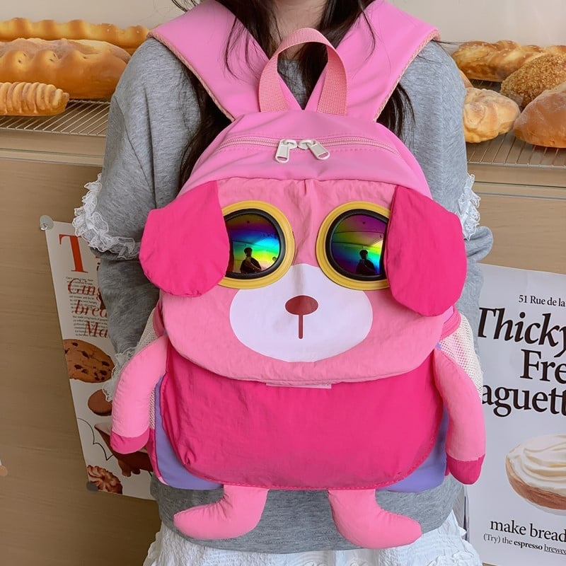 Dječji ruksak, unisex, od najlona, lagan i prozračan, s proširivim kapacitetom i zaštitom leđa