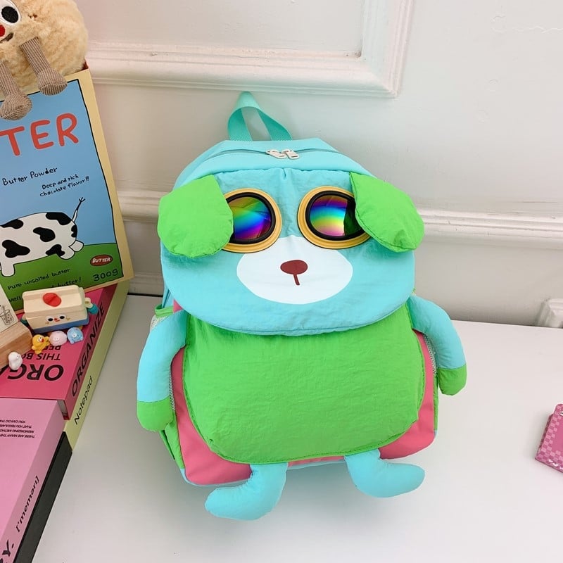 Dječji ruksak, unisex, od najlona, lagan i prozračan, s proširivim kapacitetom i zaštitom leđa