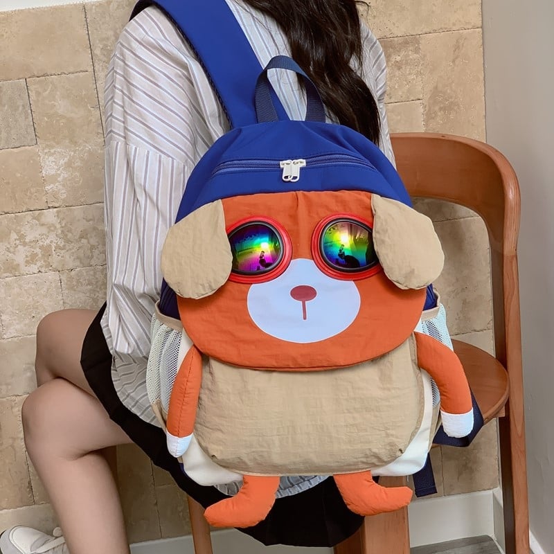 Dječji ruksak, unisex, od najlona, lagan i prozračan, s proširivim kapacitetom i zaštitom leđa