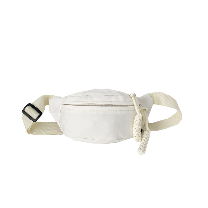 Dječja crossbody torba u korejskom stilu, jednobojna platnena torba s podstavom poliesterom; Materijal: Platno; Podstava: Poliester; Vzor: Jednobojan; Stil: Modern Tide Cool; Uzrast: Vrtić