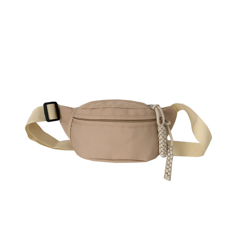 Dječja crossbody torba u korejskom stilu, jednobojna platnena torba s podstavom poliesterom; Materijal: Platno; Podstava: Poliester; Vzor: Jednobojan; Stil: Modern Tide Cool; Uzrast: Vrtić