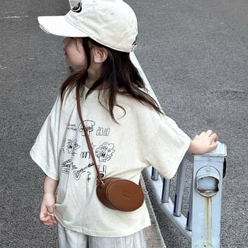 Mini crossbody torbica za djevojčice (PU materijal, ultra lagana, zaštita kralježnice, podstava od poliestera)