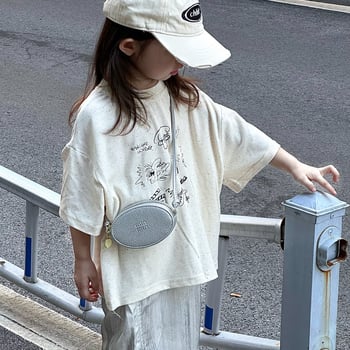 Mini crossbody torbica za djevojčice (PU materijal, ultra lagana, zaštita kralježnice, podstava od poliestera)