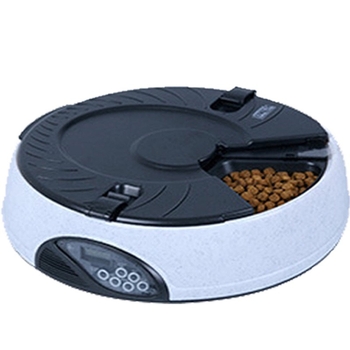 Автоматичен подавач за храна за домашни любимци – 6 хранения, таймер, разглобяем Pf-18, подходящ за кучета и котки