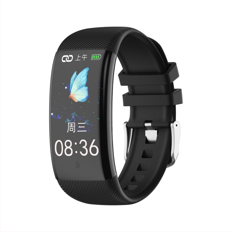 C5Plus sporta viedā aproce ar sirdsdarbības ātruma mērīšanu, asinsspiedienu, skābekļa līmeni asinīs, miega uzraudzību un soļu skaitīšanu