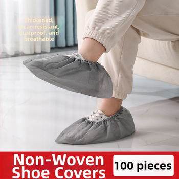 Acoperitoare de pantofi de unică folosință, îngroșate și rezistente la uzură, din material nețesut, impermeabile, pentru copii