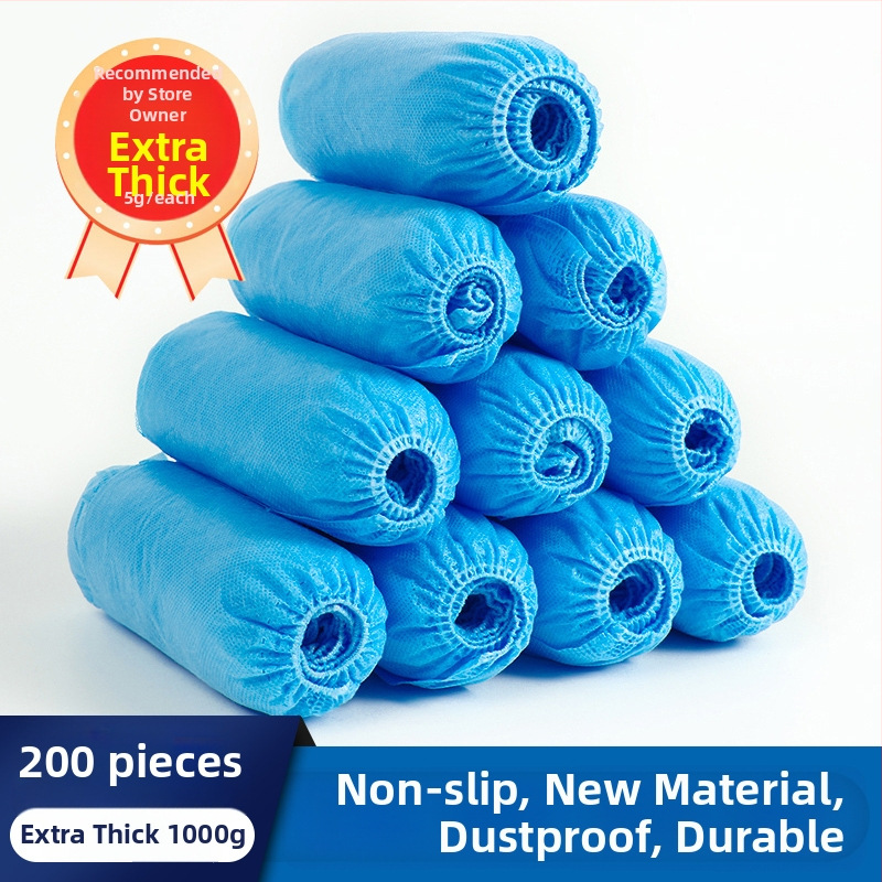 Acoperitoare de pantofi de unică folosință, îngroșate și rezistente la uzură, din material nețesut, impermeabile, pentru copii