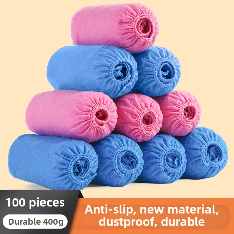 Acoperitoare de pantofi de unică folosință, îngroșate și rezistente la uzură, din material nețesut, impermeabile, pentru copii