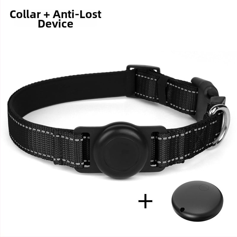 Airtag протектор за каишка на кучето с GPS тракер, Fb105, 240 mAh, 100 g, нейлон, проследяване и аларма