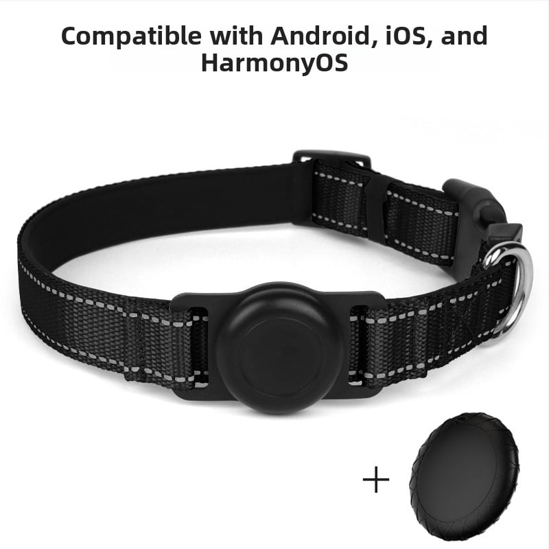 Airtag протектор за каишка на кучето с GPS тракер, Fb105, 240 mAh, 100 g, нейлон, проследяване и аларма