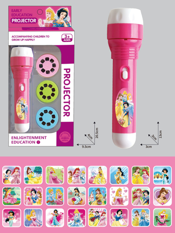 Παιδικό προβολικό φανάρι-παιχνίδι με μοτίβα εντόμων, δεινοσαύρων και μικρών ζώων; πλαστική κατασκευή; κατάλληλο για ηλικίες 4–6 ετών