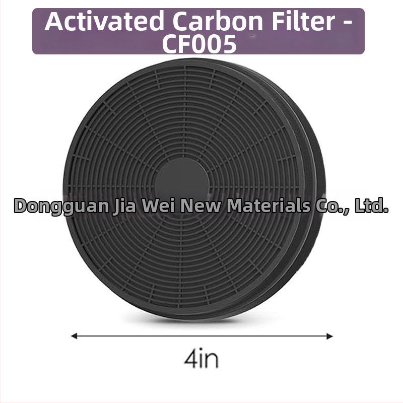 Aktiivsüsinikfiltr köögiventilaatorile – sisseehitatud paigaldus, toote tüüp: õli filtrielement, mudel Activated carbon filter, kaal 80–175 g, turule tuuakse 2025