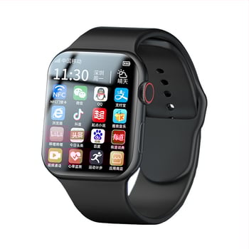 Pametni sat s 5G Androidom, SIM karticom, NFC, Bluetooth pozivi, AMOLED zaslon, praćenje srčanog ritma i tjelesne temperature (AMOLED zaslon; SIM kartica; NFC; Bluetooth pozivi; Praćenje srčanog ritma i tjelesne temperature)