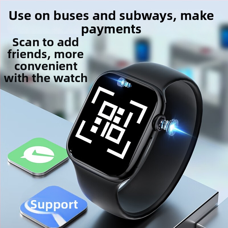 Pametni sat s 5G Androidom, SIM karticom, NFC, Bluetooth pozivi, AMOLED zaslon, praćenje srčanog ritma i tjelesne temperature (AMOLED zaslon; SIM kartica; NFC; Bluetooth pozivi; Praćenje srčanog ritma i tjelesne temperature)