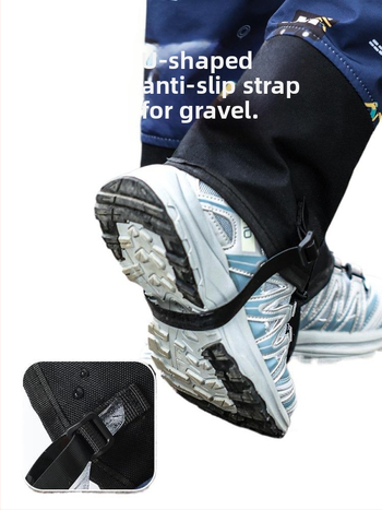 Gyerekeknek szóló hóálló lábszárvédő és cipővédő, fa konstrukció, Nad- márka, sportos stílus, tavaszi kültéri használat