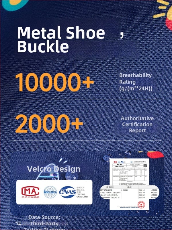 Gyerekeknek szóló hóálló lábszárvédő és cipővédő, fa konstrukció, Nad- márka, sportos stílus, tavaszi kültéri használat