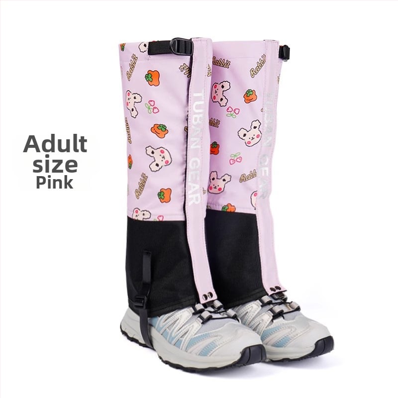 Gyerekeknek szóló hóálló lábszárvédő és cipővédő, fa konstrukció, Nad- márka, sportos stílus, tavaszi kültéri használat