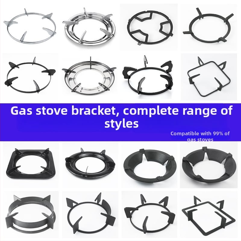 Държач за газова печка – настолен едночастов дизайн, ръчен монтаж, универсален модел, тегло около 0,4 кг