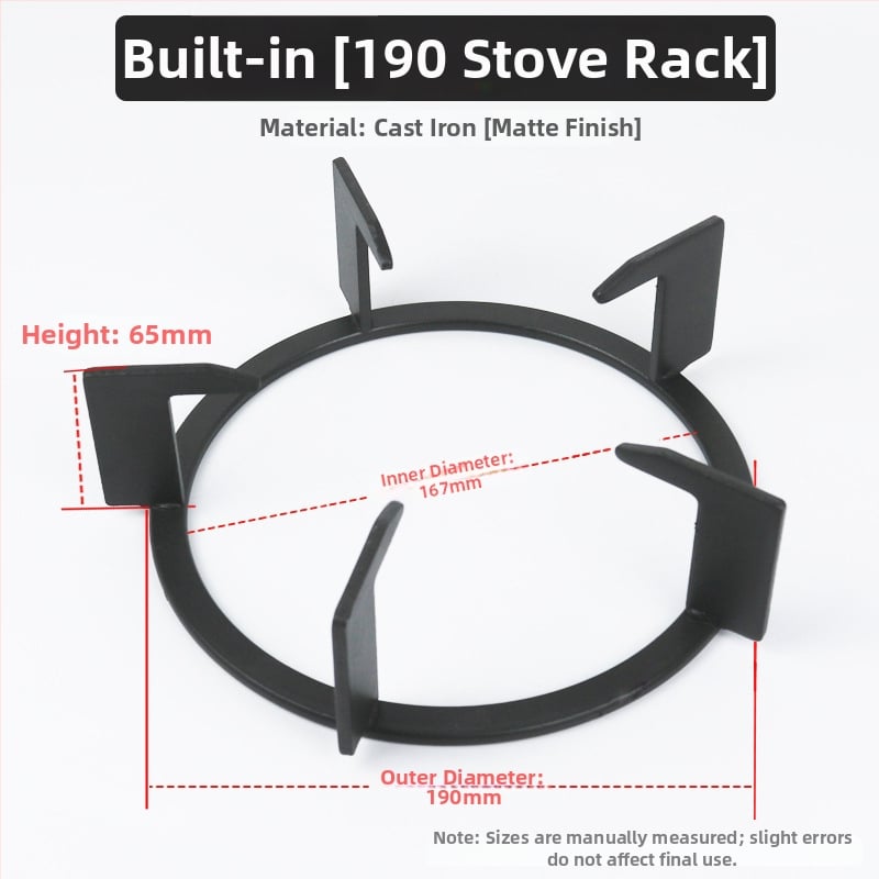 Държач за газова печка – настолен едночастов дизайн, ръчен монтаж, универсален модел, тегло около 0,4 кг