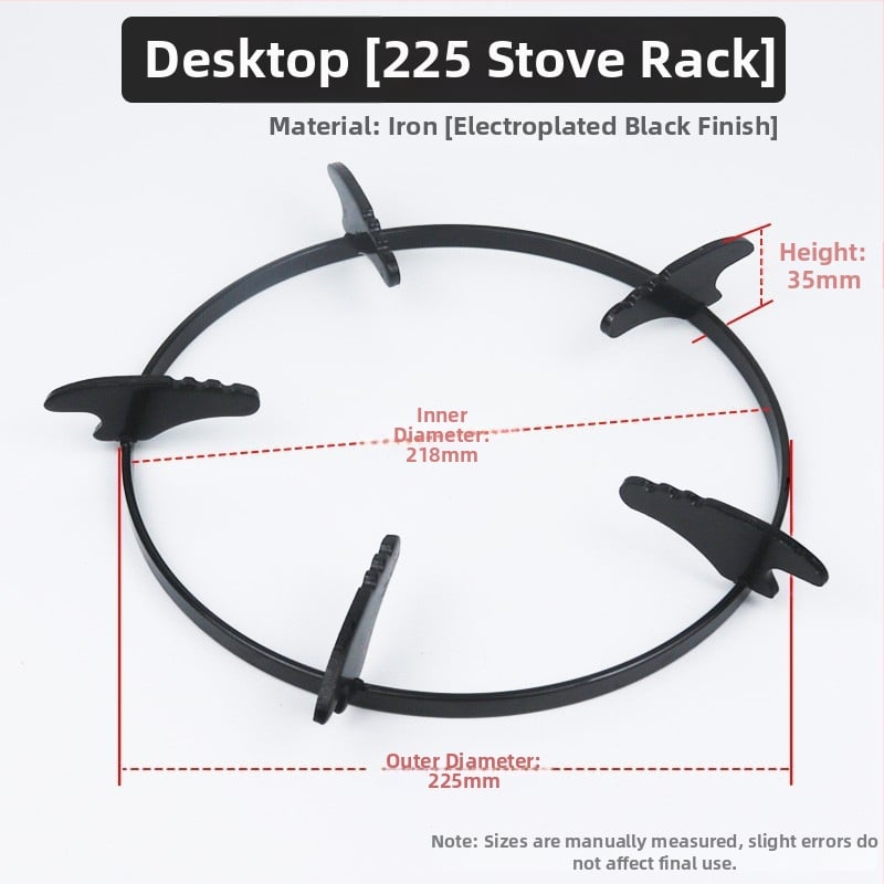 Държач за газова печка – настолен едночастов дизайн, ръчен монтаж, универсален модел, тегло около 0,4 кг