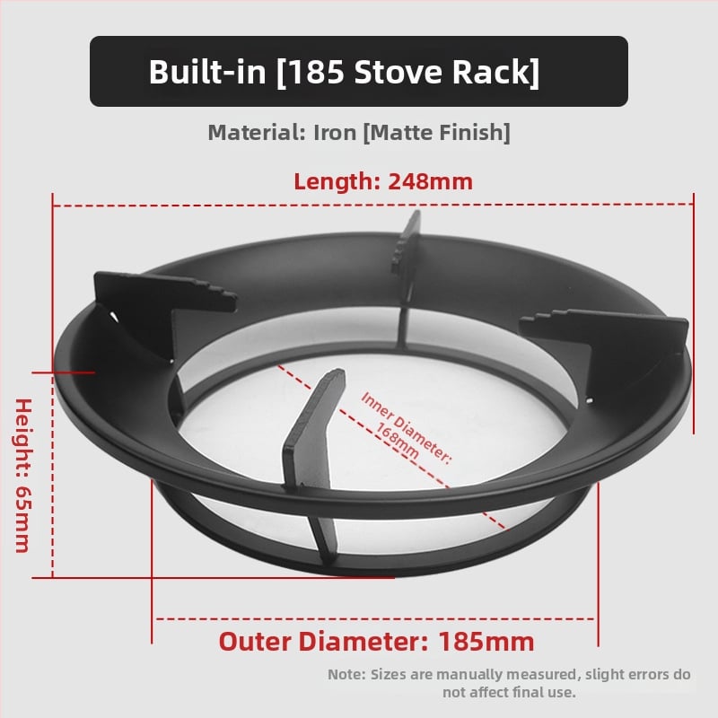 Държач за газова печка – настолен едночастов дизайн, ръчен монтаж, универсален модел, тегло около 0,4 кг