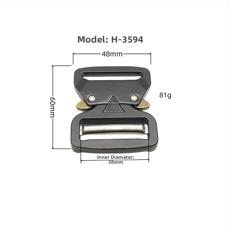 Taktická spona na opasok, zliatina zinku, spona na opasok, odolná voči ťahu, príslušenstvo k batožine