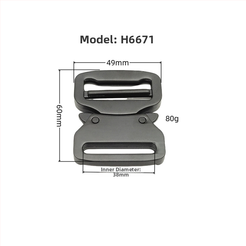 Taktická spona na opasok, zliatina zinku, spona na opasok, odolná voči ťahu, príslušenstvo k batožine