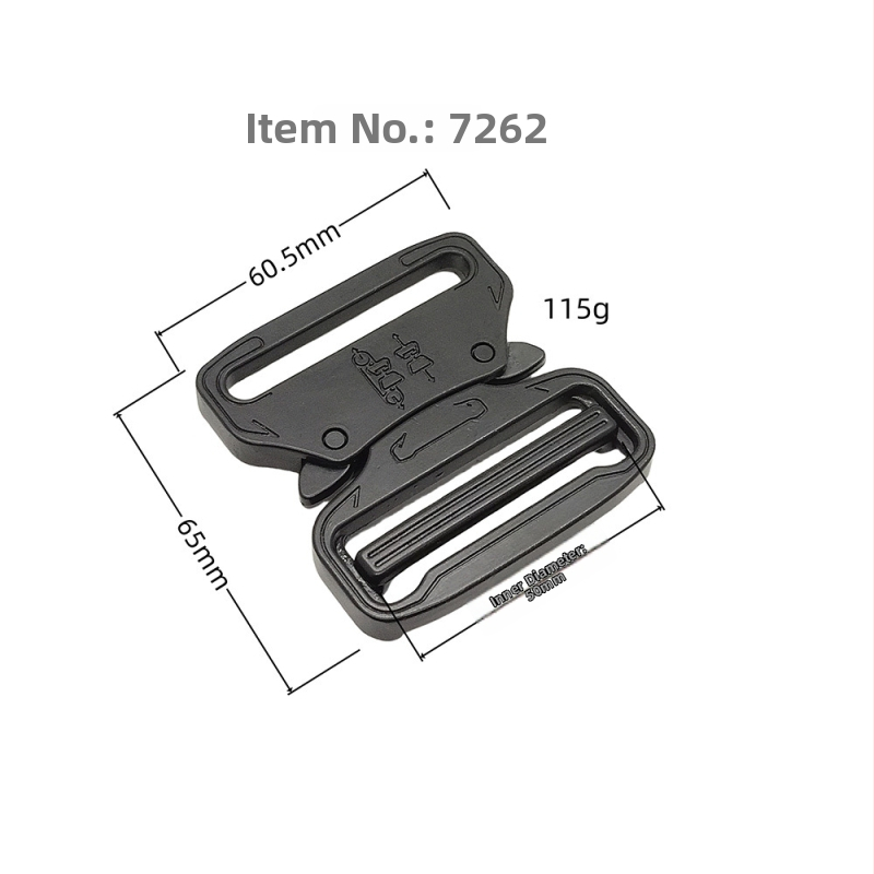 Taktická spona na opasok, zliatina zinku, spona na opasok, odolná voči ťahu, príslušenstvo k batožine