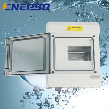 HA серия външна/вътрешна пластмасова водоустойчива разпределителна кутия за осветление, 4–12 вериги, IP65, ABS капак, PC корпус, монтаж на повърхност/стена