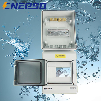 HA серия външна/вътрешна пластмасова водоустойчива разпределителна кутия за осветление, 4–12 вериги, IP65, ABS капак, PC корпус, монтаж на повърхност/стена