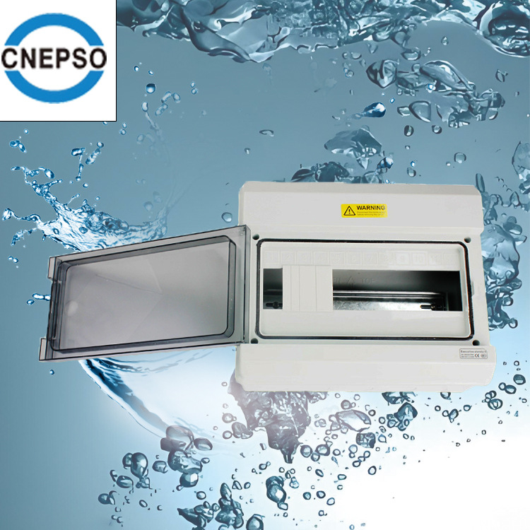 HA серия външна/вътрешна пластмасова водоустойчива разпределителна кутия за осветление, 4–12 вериги, IP65, ABS капак, PC корпус, монтаж на повърхност/стена