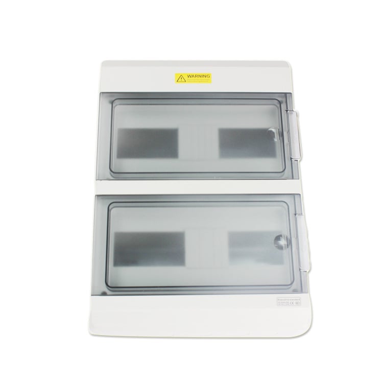 HA серия външна/вътрешна пластмасова водоустойчива разпределителна кутия за осветление, 4–12 вериги, IP65, ABS капак, PC корпус, монтаж на повърхност/стена