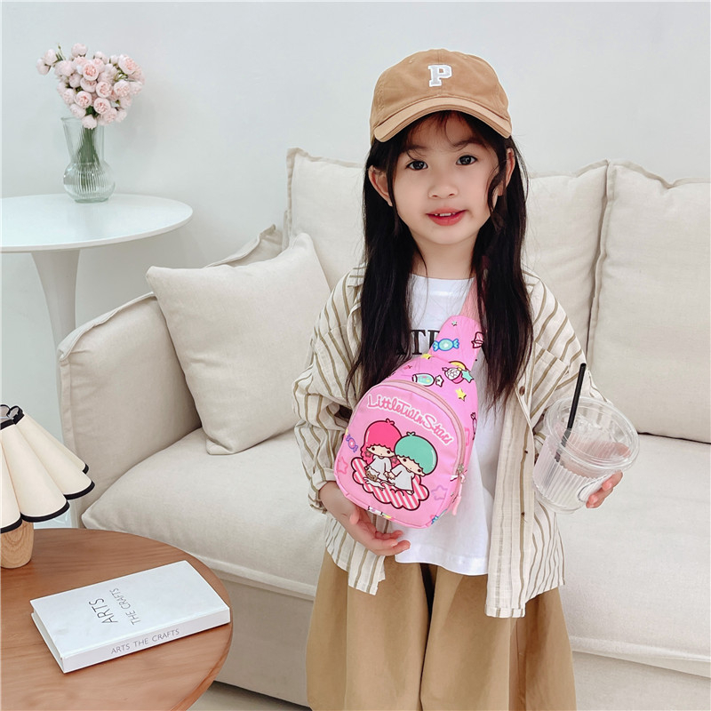 Geantă mini pentru copii cu model anime, din nylon, unisex, primăvara 2023