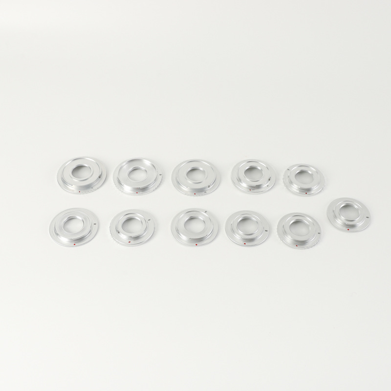 Аксесоари за обективи: адаптерен пръстен C-монт към EOS-R, алуминиева сплав, товароподемност 6–10 кг