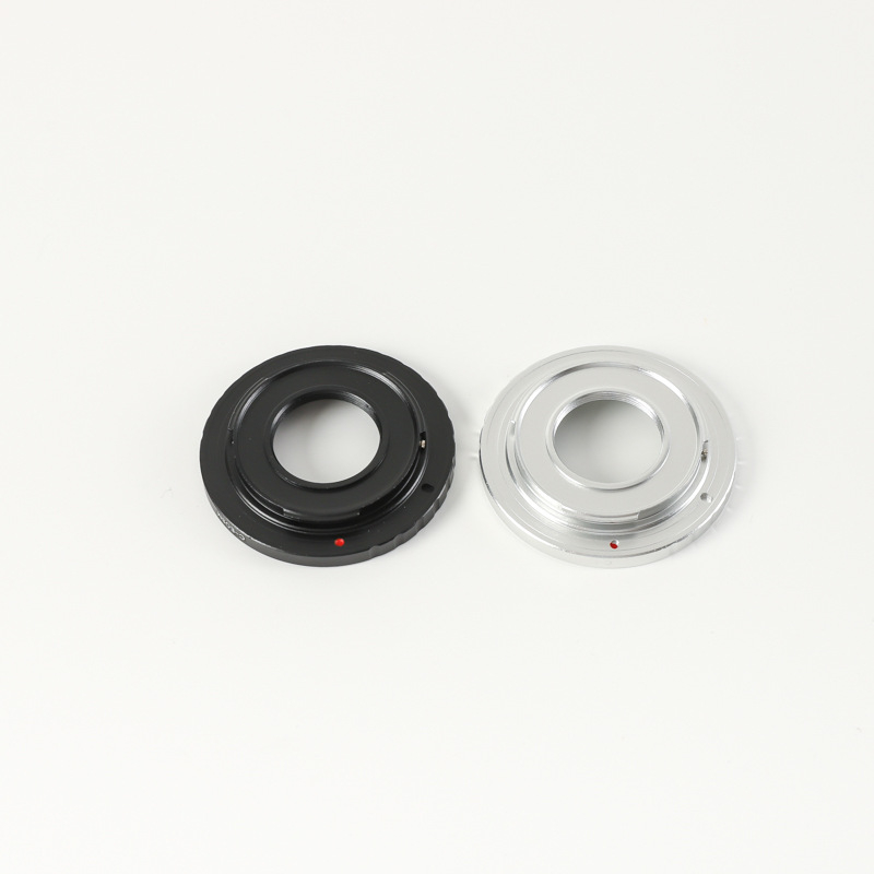 Аксесоари за обективи: адаптерен пръстен C-монт към EOS-R, алуминиева сплав, товароподемност 6–10 кг