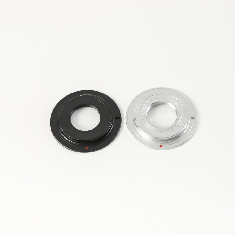 Аксесоари за обективи: адаптерен пръстен C-монт към EOS-R, алуминиева сплав, товароподемност 6–10 кг