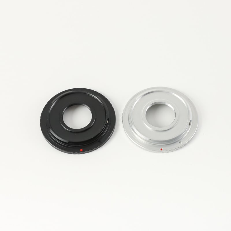 Аксесоари за обективи: адаптерен пръстен C-монт към EOS-R, алуминиева сплав, товароподемност 6–10 кг