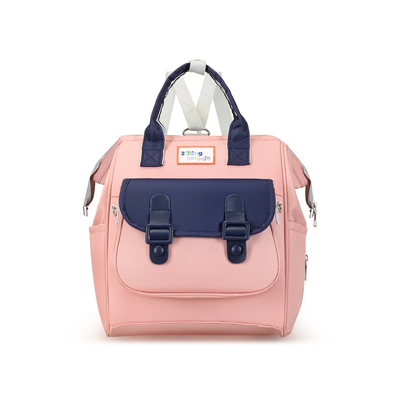 Szülő-gyermek hátizsák – Oxford anyag, poliészter bélés, összefűzött mintázat, ívelt vállpántok