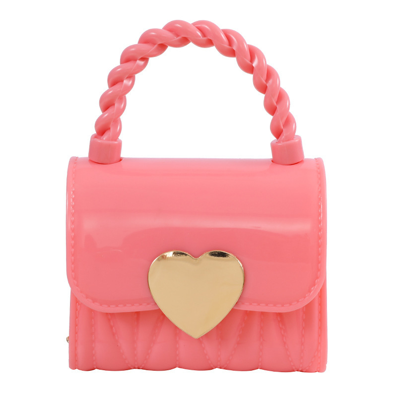 Dječja crossbody torba ABS+PC, vodootporna, ultralaka, bez podloge, jednobojni uzorak