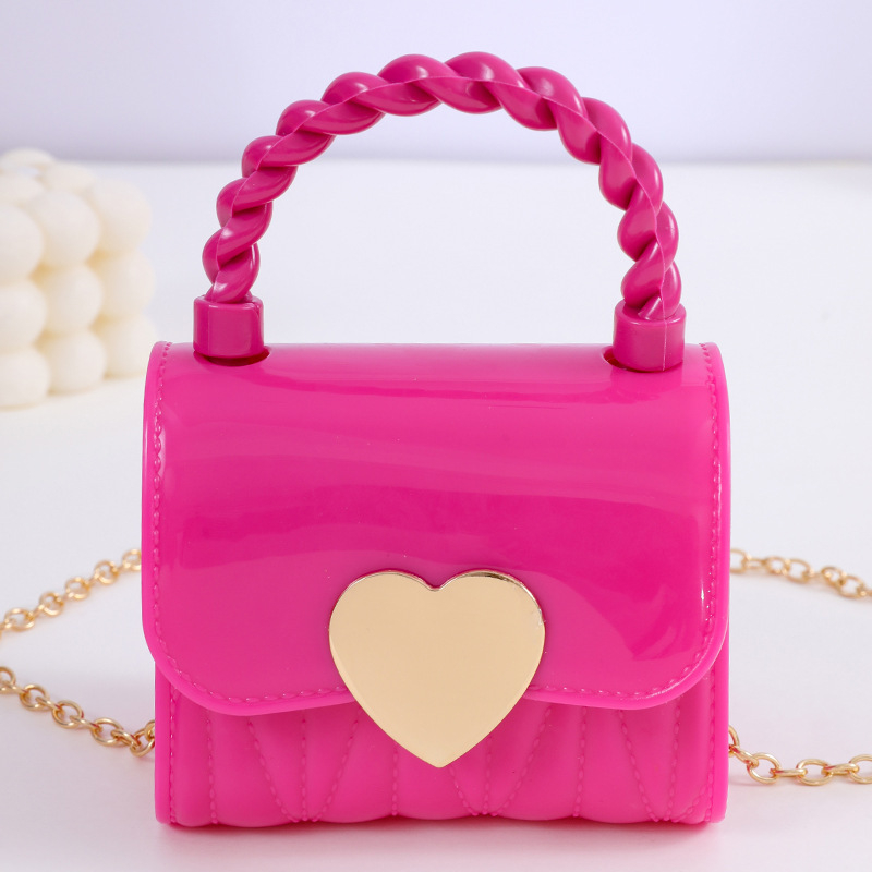 Dječja crossbody torba ABS+PC, vodootporna, ultralaka, bez podloge, jednobojni uzorak