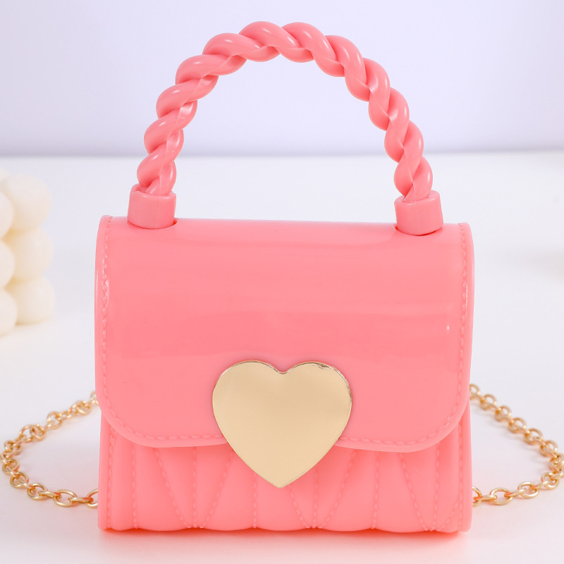 Dječja crossbody torba ABS+PC, vodootporna, ultralaka, bez podloge, jednobojni uzorak