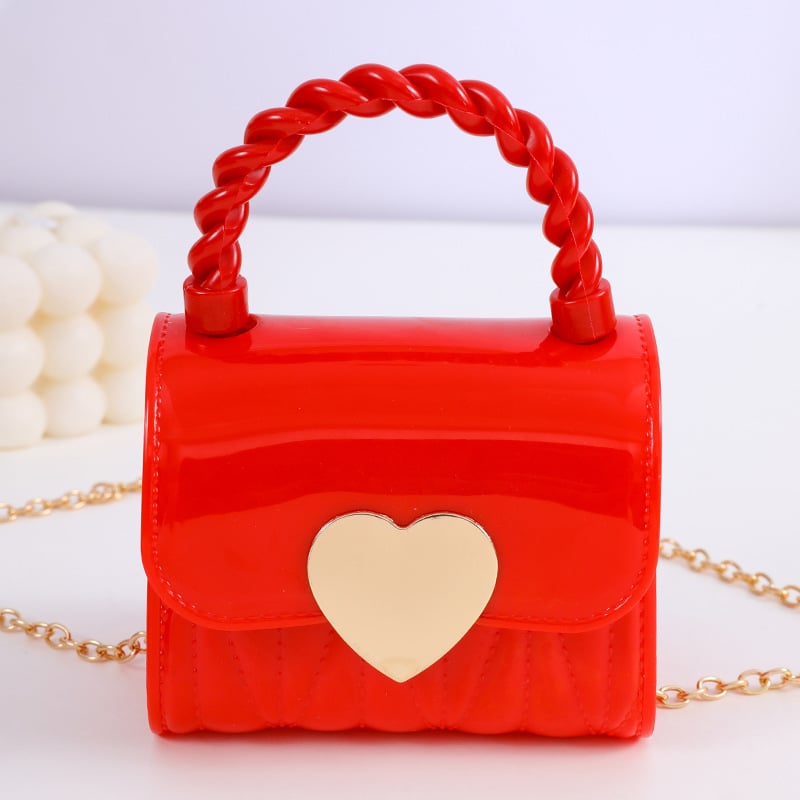 Dječja crossbody torba ABS+PC, vodootporna, ultralaka, bez podloge, jednobojni uzorak